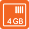 4 GB Speicherplatz - davon 2 GB für bis zu 2.000 eBooks