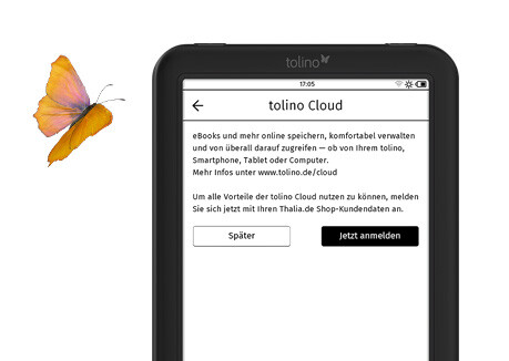 tolino shine 2 HD in der Cloud