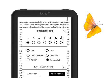 tolino shine 2 HD mit neuem Design