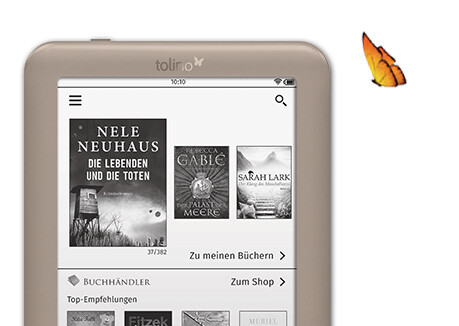 Mit dem tolino page Angebotsvielfalt genießen.
