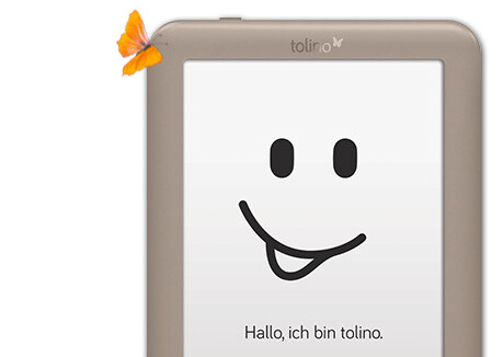 Einfachste Handhabung mit dem Touchscreen des tolino page.