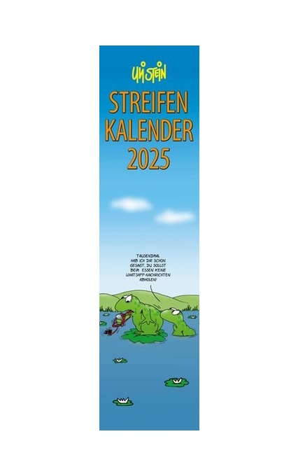 Uli Stein Streifenkalender 2025: Monatskalender für die Wand
