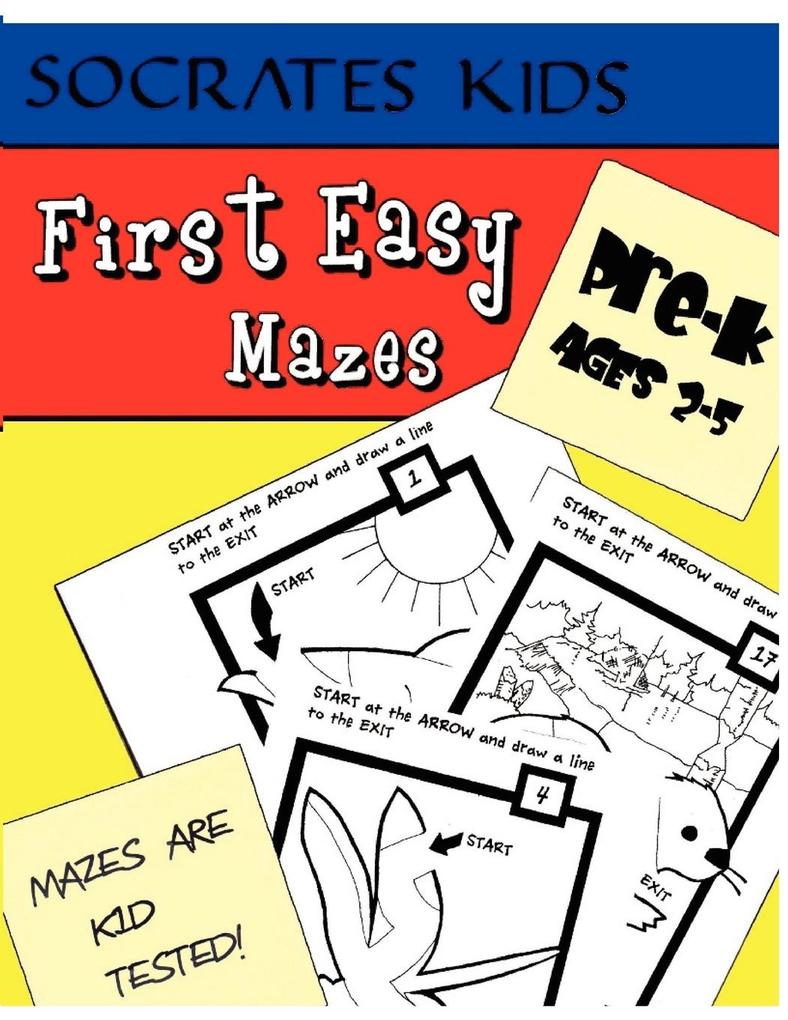 First Easy Mazes (Socrates Kids Workbook Series) als Taschenbuch von - 0981943152