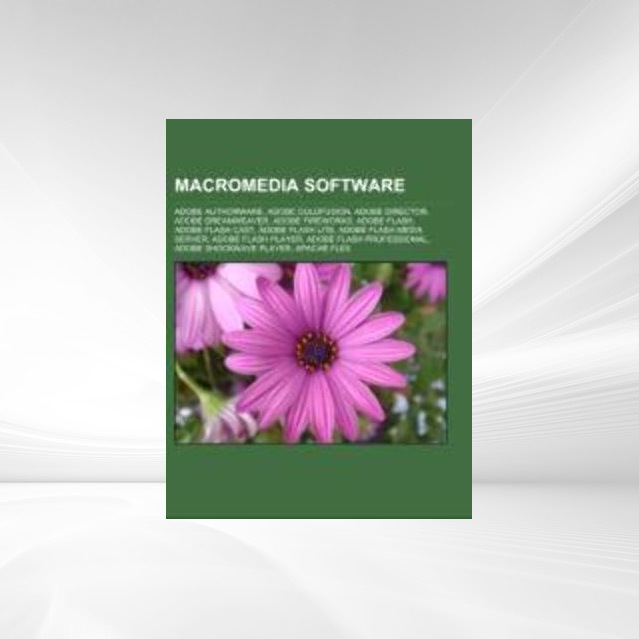 Macromedia software als Taschenbuch von - 1156525144