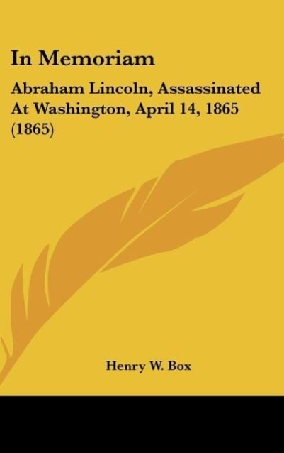 In Memoriam als Buch von Henry W. Box - Henry W. Box