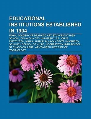Educational institutions established in 1904