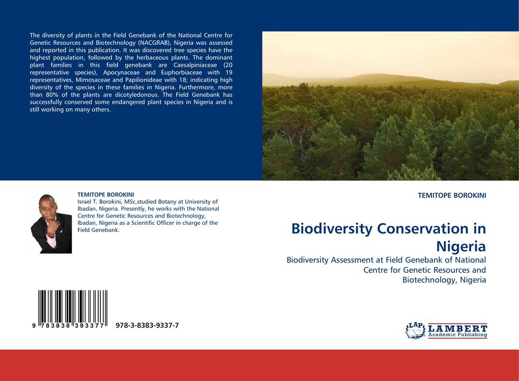 Biodiversity Conservation in Nigeria als Buch von TEMITOPE BOROKINI - TEMITOPE BOROKINI