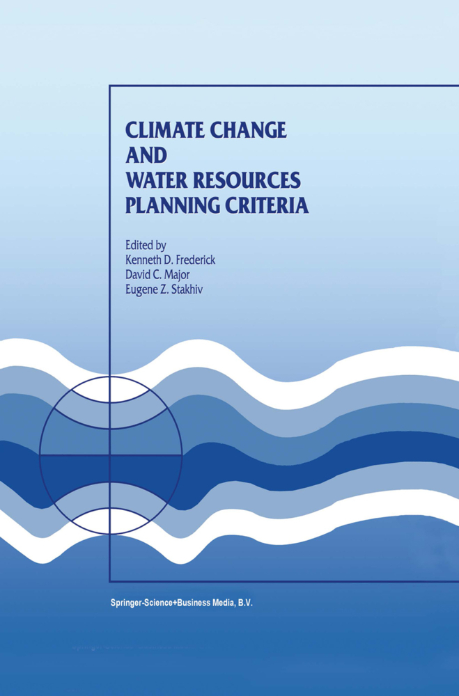 Climate Change and Water Resources Planning Criteria als Buch von