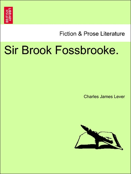 Sir Brook Fossbrooke. Vol. III als Taschenbuch von Charles James Lever - 1240868758