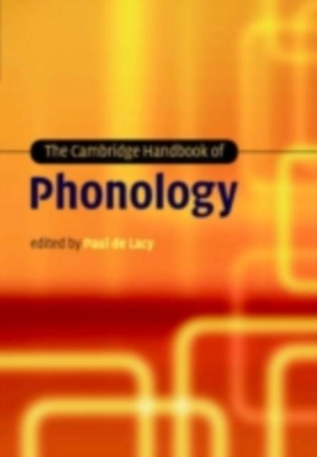 Cambridge Handbook of Phonology als eBook Download von