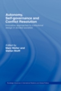 Autonomy, Self Governance and Conflict Resolution als eBook Download von