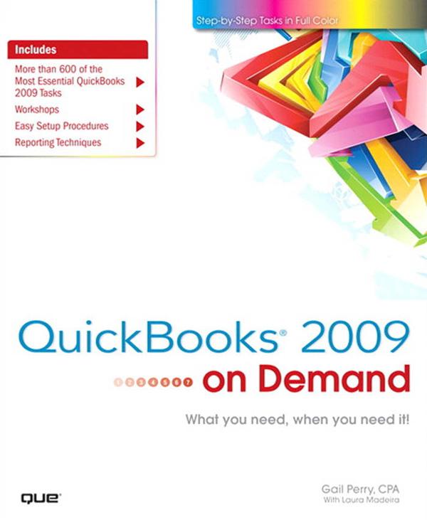 QuickBooks 2009 on Demand als eBook Download von Gail Perry CPA, Laura Madeira - Gail Perry CPA, Laura Madeira
