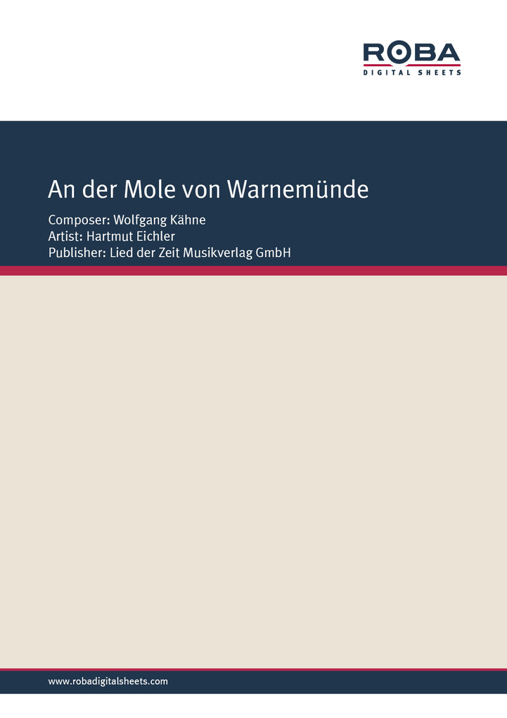 An der Mole von Warnemünde als eBook Download von Wolfgang Kähne, Dieter Schneider - Wolfgang Kähne, Dieter Schneider