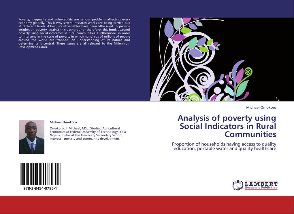 Analysis of poverty using Social Indicators in Rural Communities als Buch von Michael Omokoro - Michael Omokoro