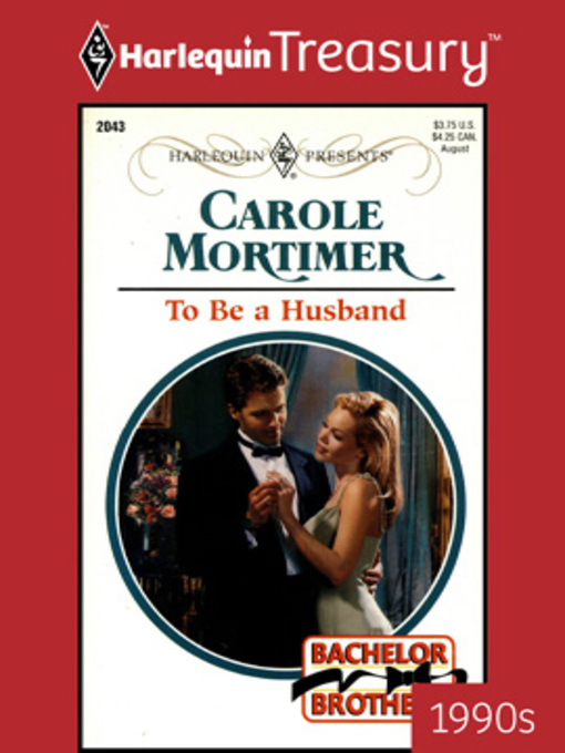 To Be a Husband als eBook Download von Carole Mortimer - Carole Mortimer