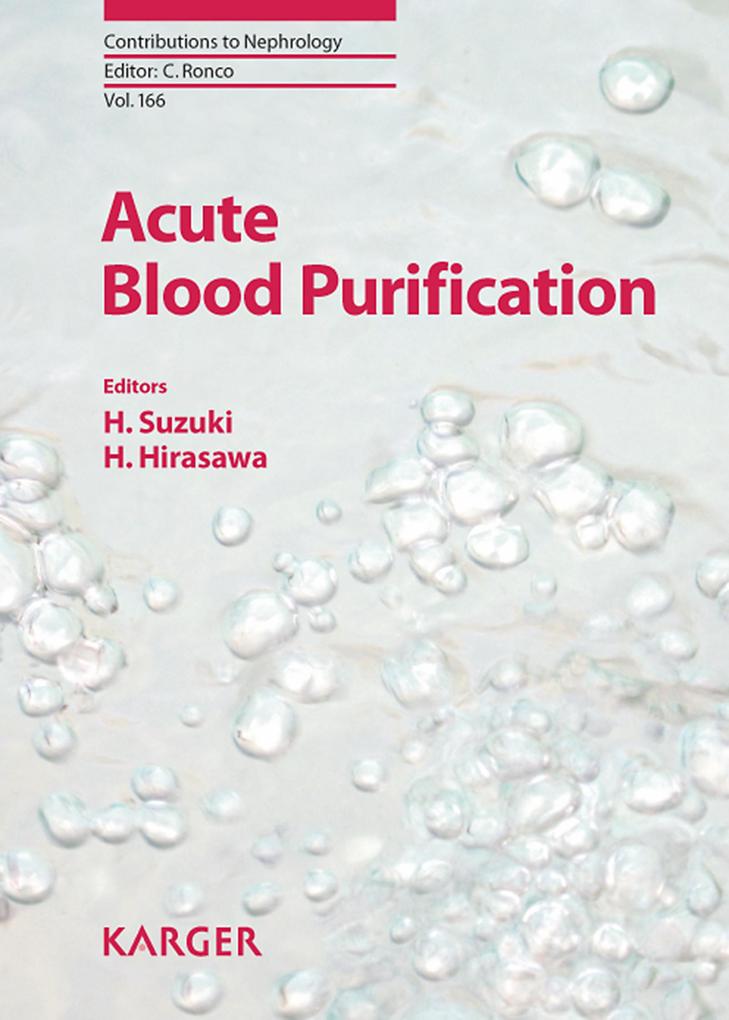Acute Blood Purification als eBook Download von H. Suzuki, H. Hirasawa - H. Suzuki, H. Hirasawa