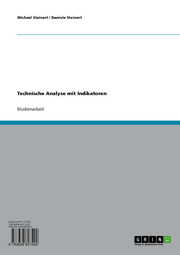 Technische Analyse mit Indikatoren als eBook Download von Michael Steinert, Daniela Steinert - Michael Steinert, Daniela Steinert