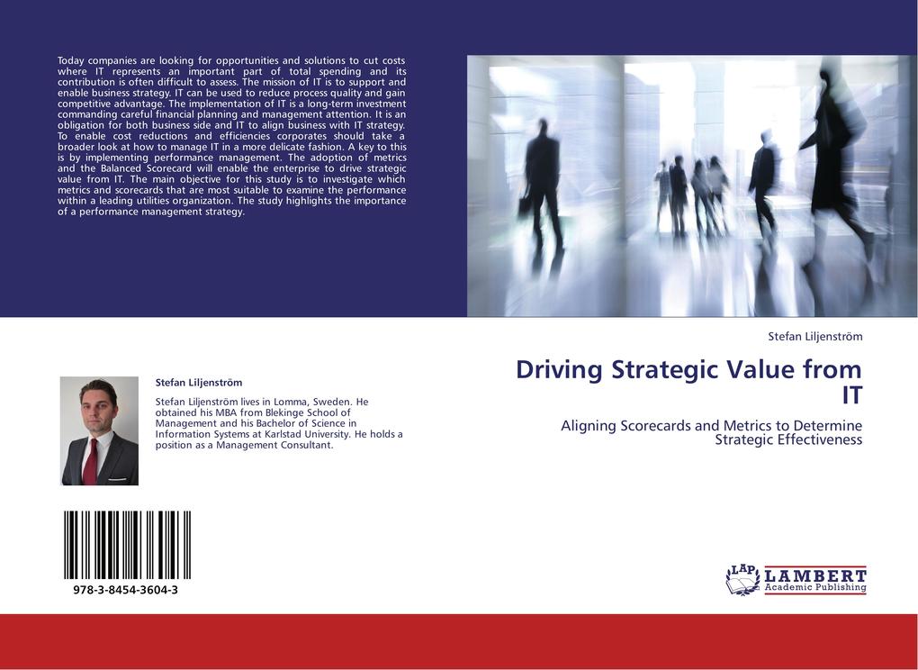 Driving Strategic Value from IT als Buch von Stefan Liljenström - Stefan Liljenström