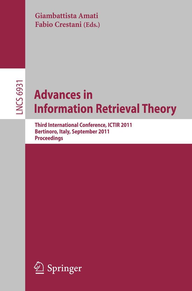 Advances in Information Retrieval Theory als eBook Download von