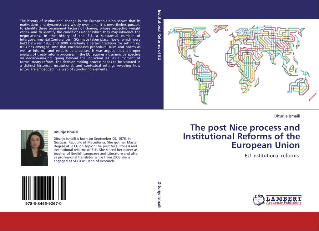 The post Nice process and Institutional Reforms of the European Union als Buch von Diturije Ismaili - Diturije Ismaili