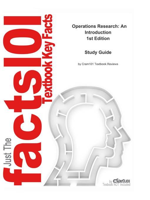 Operations Research, An Introduction als eBook Download von CTI Reviews - CTI Reviews