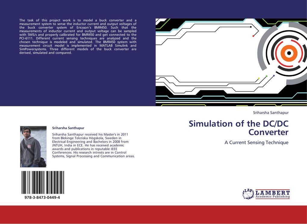 Simulation of the DC/DC Converter als Buch von Sriharsha Santhapur - Sriharsha Santhapur