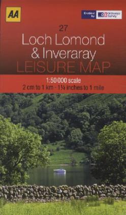 Leisure Map Loch Lomond & Inveraray als Buch von AA Publishing - AA Publishing