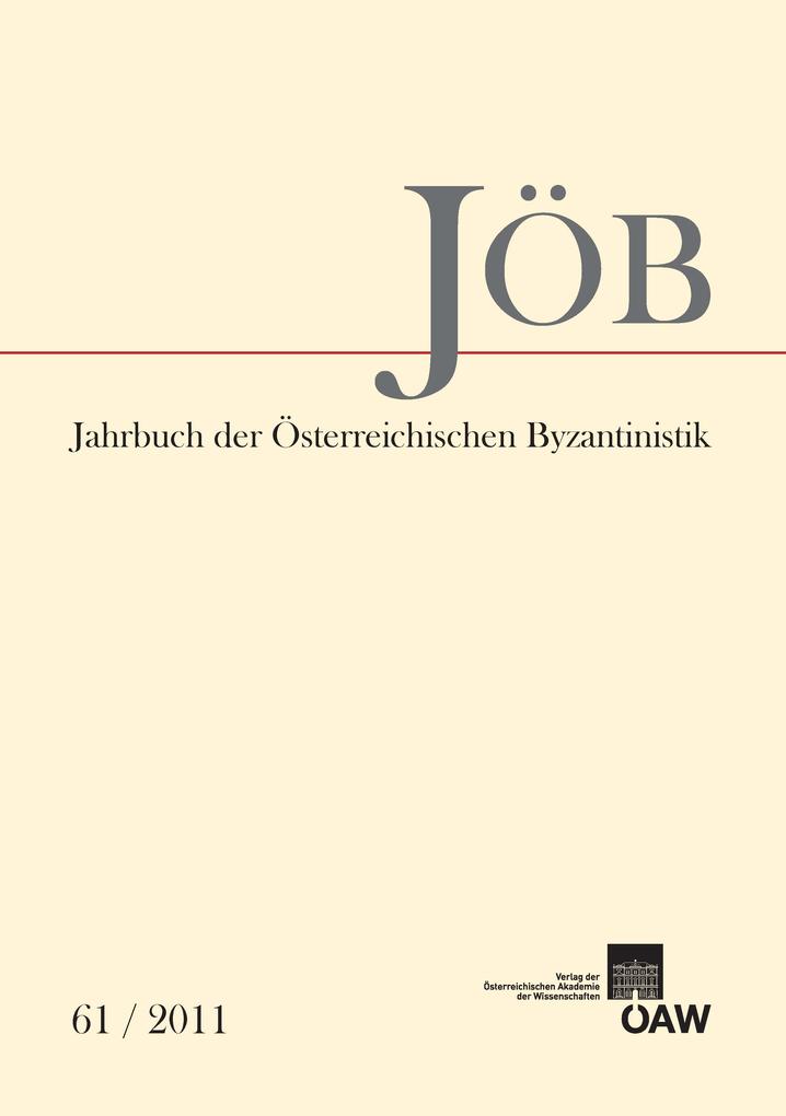 Jahrbuch der Österreichischen Byzantinistik 61/2011