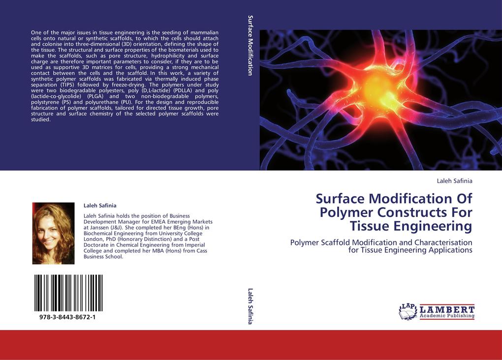 Surface Modification Of Polymer Constructs For Tissue Engineering als Buch von Laleh Safinia - Laleh Safinia