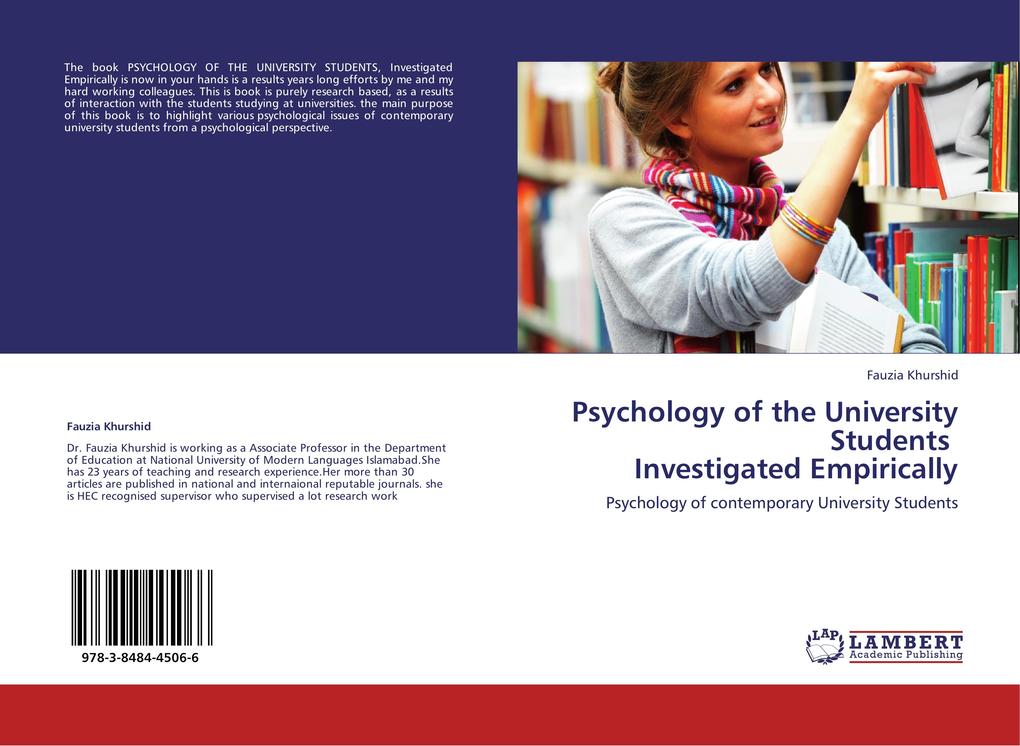 Psychology of the University Students Investigated Empirically als Buch von Fauzia Khurshid - Fauzia Khurshid