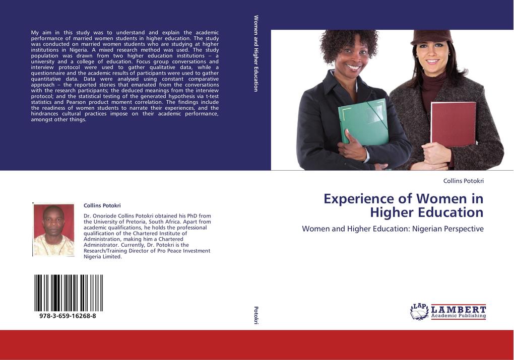 Experience of Women in Higher Education als Buch von Collins Potokri - Collins Potokri