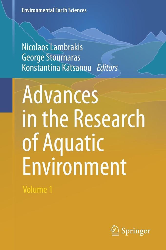 Advances in the Research of Aquatic Environment als eBook Download von