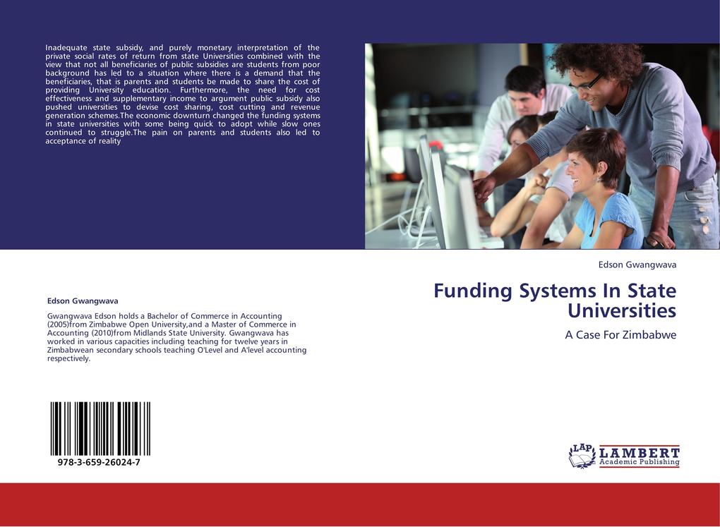 Funding Systems In State Universities als Buch von Edson Gwangwava - Edson Gwangwava