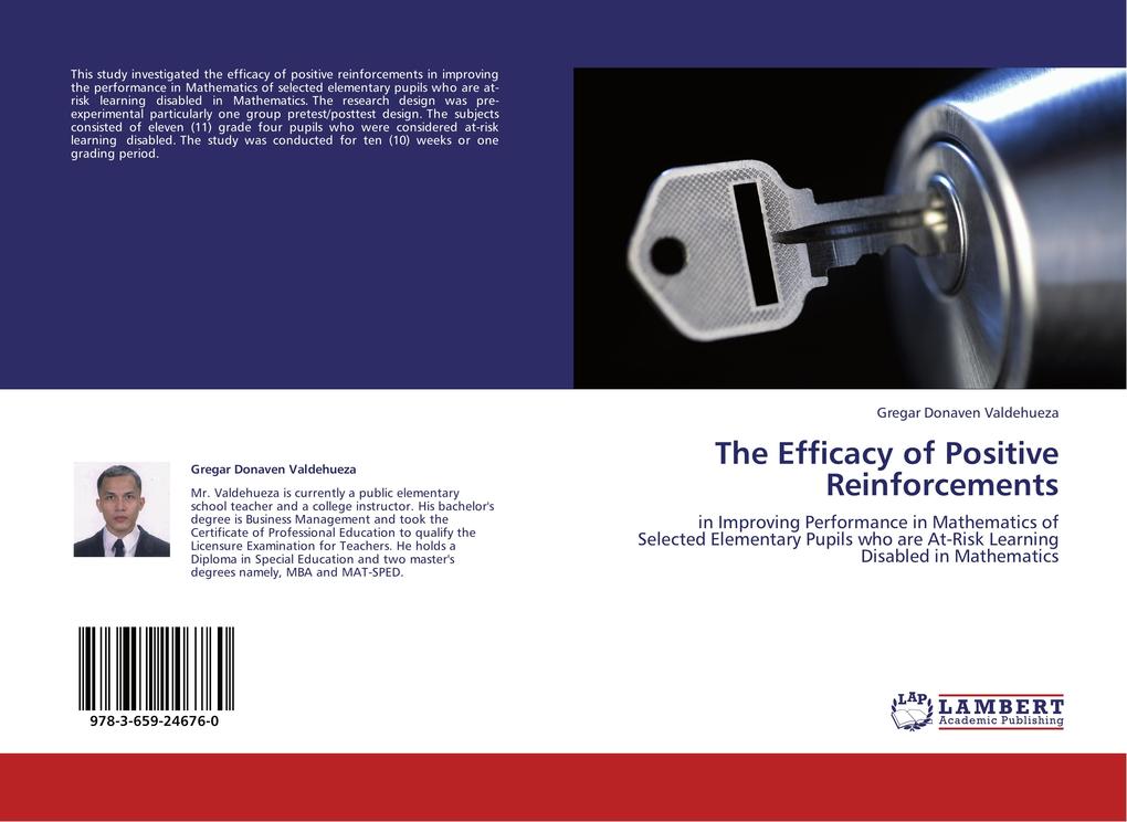 The Efficacy of Positive Reinforcements als Buch von Gregar Donaven Valdehueza - Gregar Donaven Valdehueza