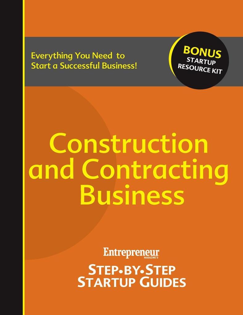 Construction and Contracting Business als eBook Download von ntrepreneur magazine Entrepreneur magazin - ntrepreneur magazine Entrepreneur magazin