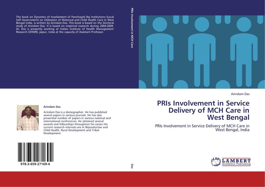 PRIs Involvement in Service Delivery of MCH Care in West Bengal als Buch von Arindam Das - Arindam Das