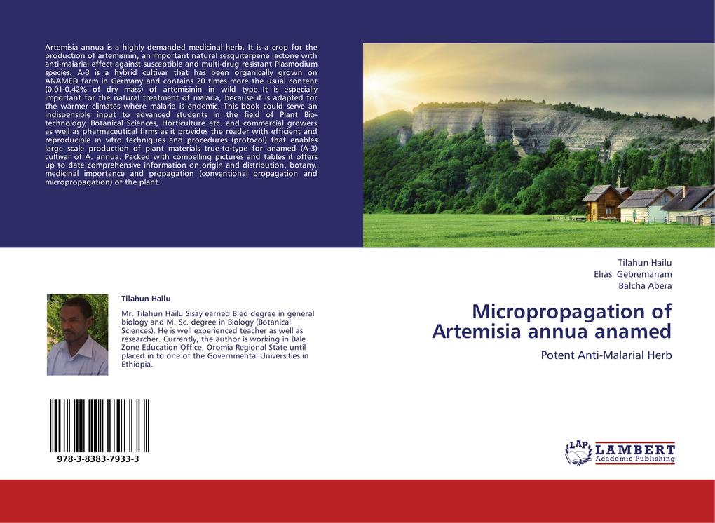 Micropropagation of Artemisia annua anamed: Potent Anti-Malarial Herb