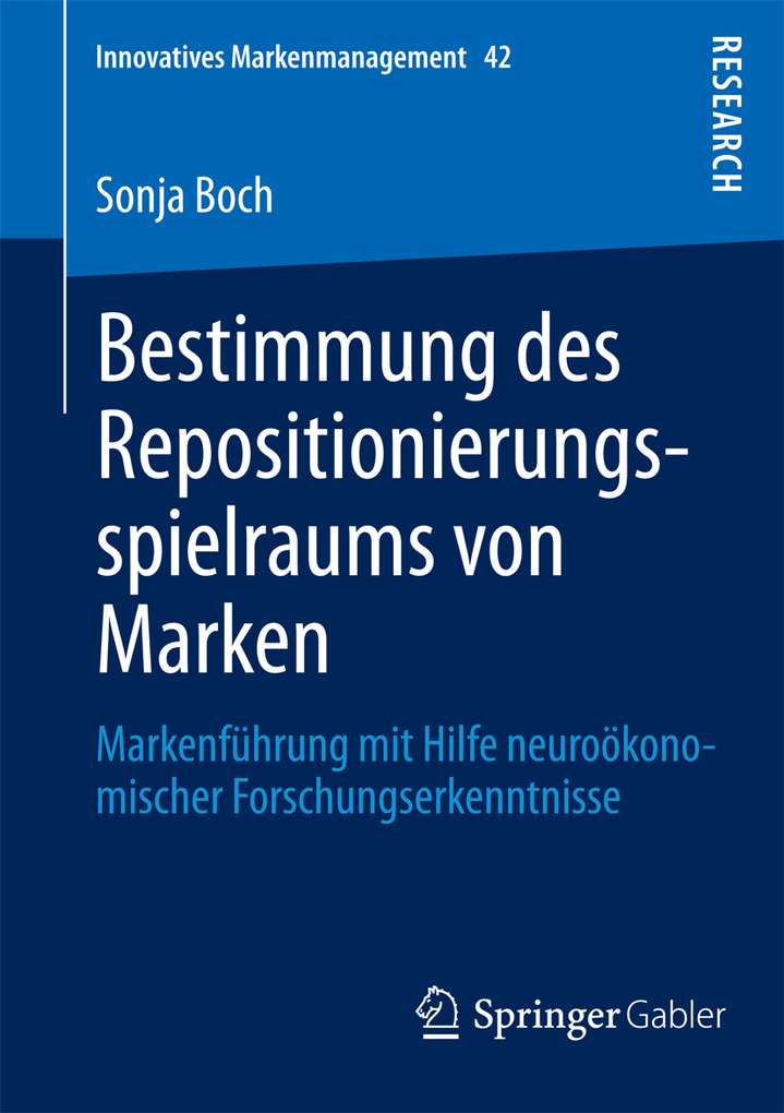 Bestimmung des Repositionierungsspielraums von Marken als eBook Download von Sonja Boch - Sonja Boch