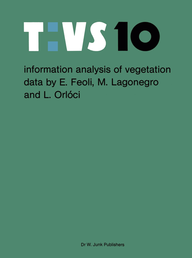 Information analysis of vegetation data als Buch von Enrico Feoli, M. Lagonegro, L. Orlóci - Enrico Feoli, M. Lagonegro, L. Orlóci