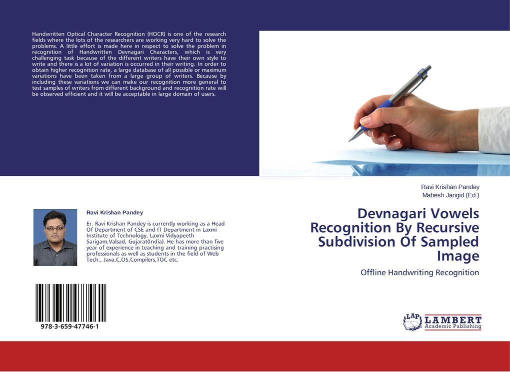 Devnagari Vowels Recognition By Recursive Subdivision Of Sampled Image als Buch von Ravi Krishan Pandey - Ravi Krishan Pandey