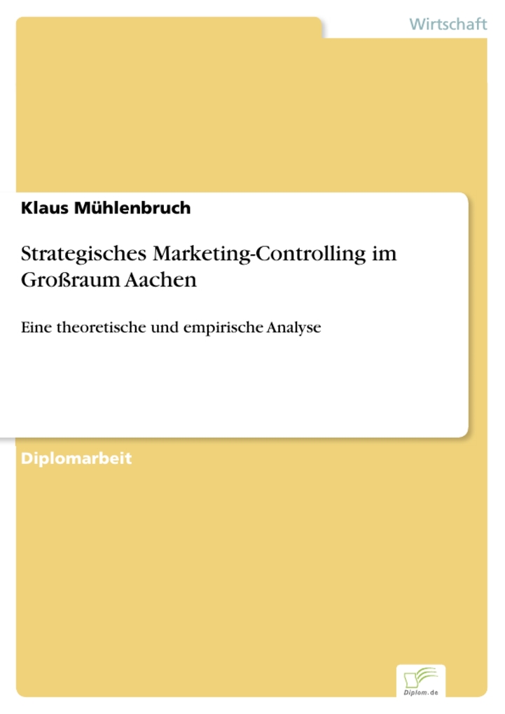 Strategisches Marketing-Controlling im Großraum Aachen als eBook Download von Klaus Mühlenbruch - Klaus Mühlenbruch