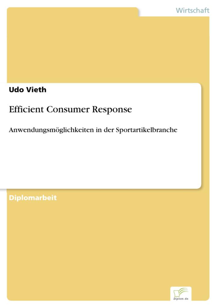 Efficient Consumer Response als eBook Download von Udo Vieth - Udo Vieth