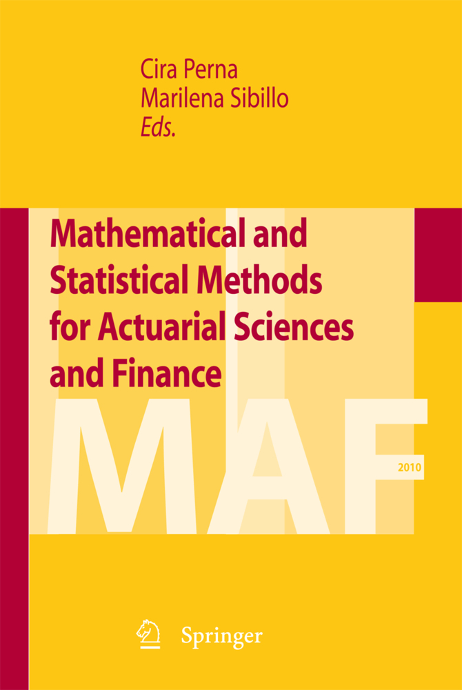 Mathematical and Statistical Methods for Actuarial Sciences and Finance als Buch von