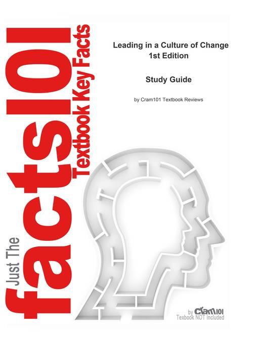 Leading in a Culture of Change als eBook Download von CTI Reviews - CTI Reviews