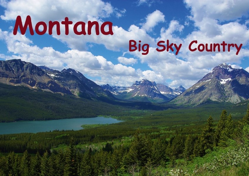 Montana Big Sky Country / UK-Version (Poster Book DIN A3 Landscape) als Buch von Del Luongo Claudio - Del Luongo Claudio