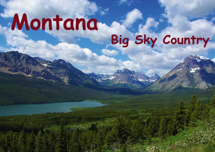 Montana Big Sky Country / UK-Version (Poster Book DIN A4 Landscape) als Buch von Del Luongo Claudio - Del Luongo Claudio
