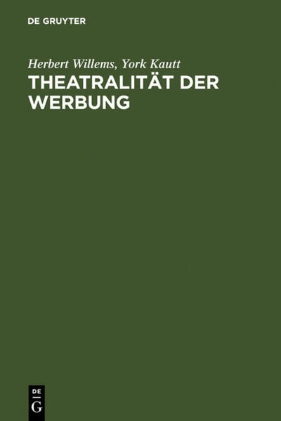 Theatralität der Werbung by Herbert Willems Hardcover | Indigo Chapters