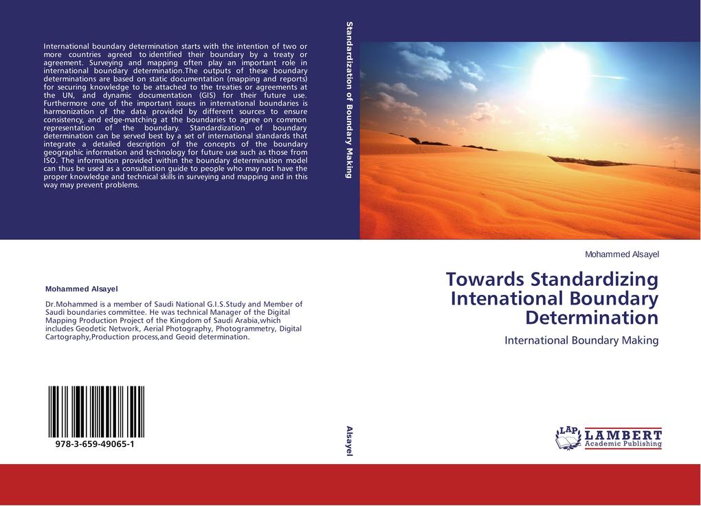 Towards Standardizing Intenational Boundary Determination als Buch von Mohammed Alsayel - Mohammed Alsayel