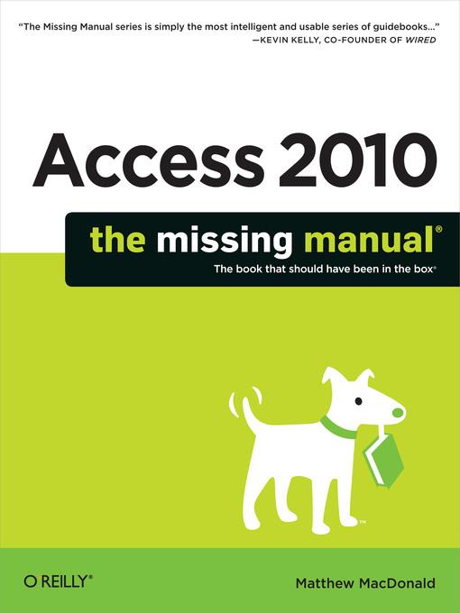 Access 2010 als eBook Download von Matthew MacDonald - Matthew MacDonald