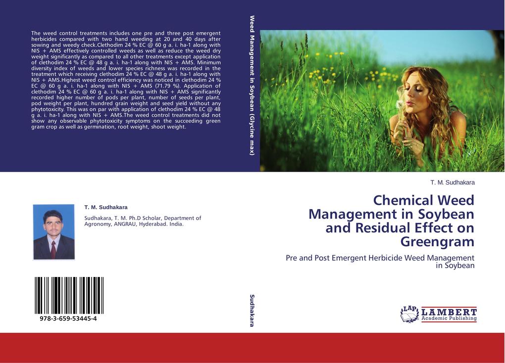 Chemical Weed Management in Soybean and Residual Effect on Greengram als Buch von T. M. Sudhakara - T. M. Sudhakara